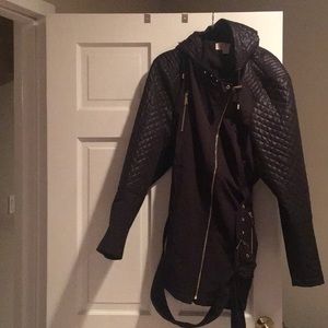 Michael Kors GORGEOUS Winter Black Trench (3X)